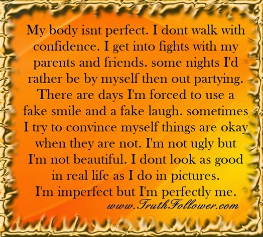 I'm Imperfect But I'm Perfectly ME