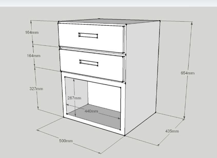 Geekily: SketchUp, mesita | Mesitas de noche, Planos de muebles