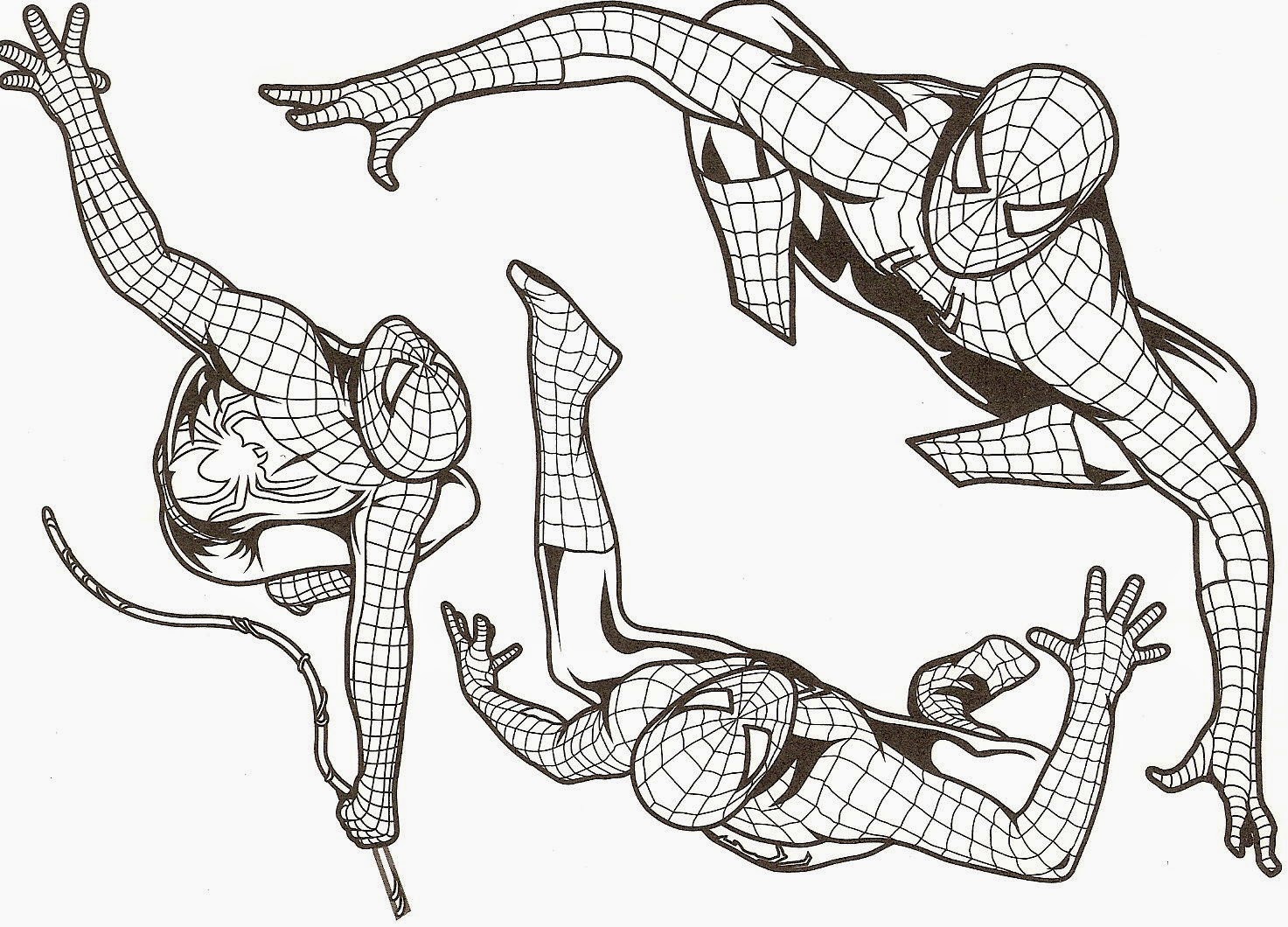Coloriage Spiderman A Imprimer Liberate