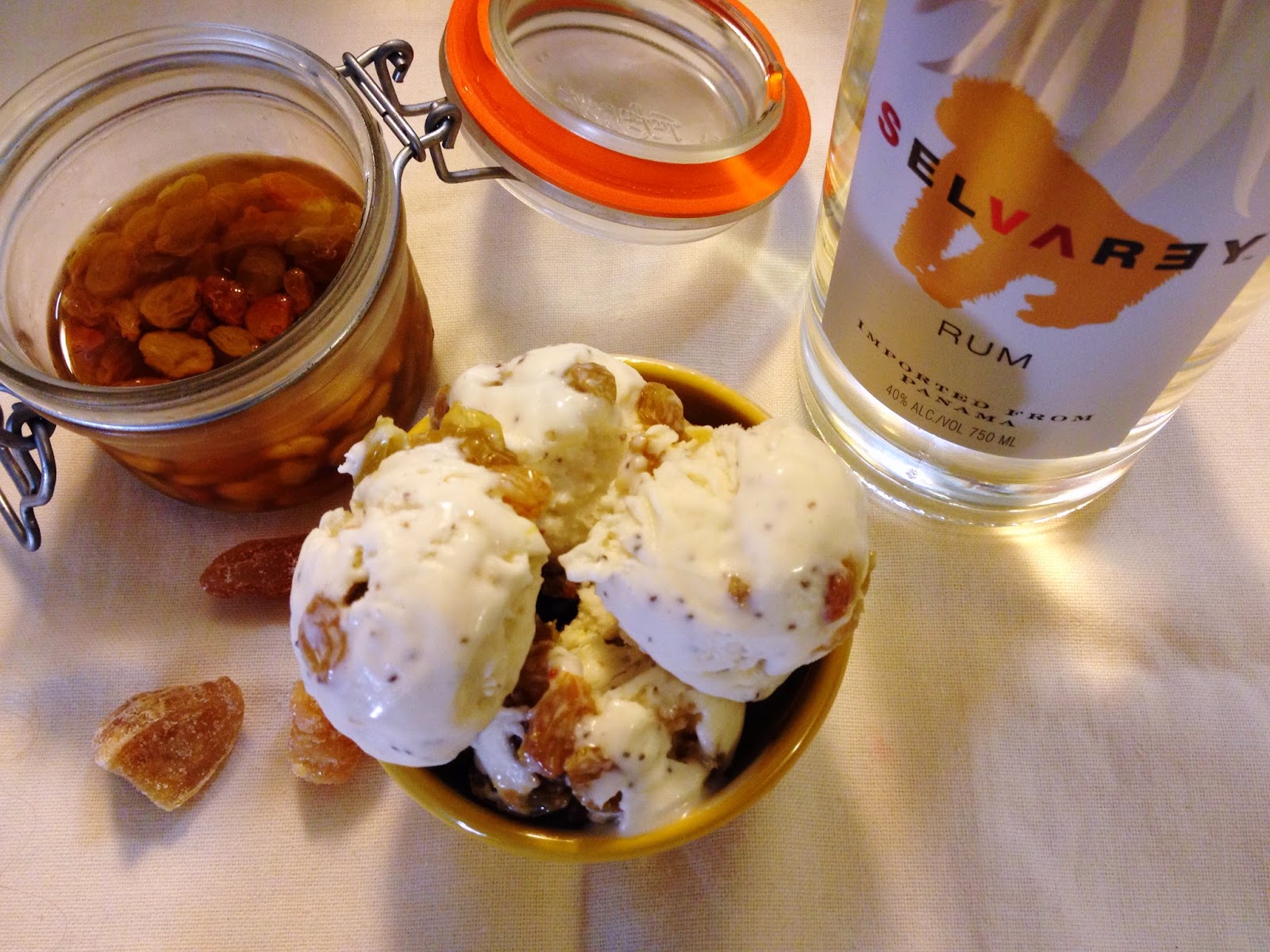 The Lush Chef Celery & Rum Raisin Ice Cream