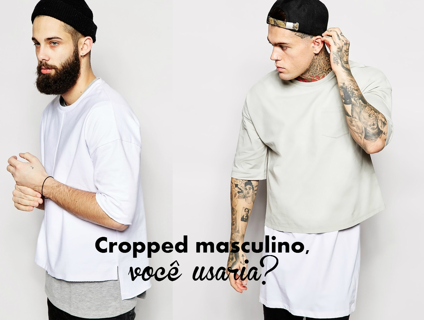cropped masculina