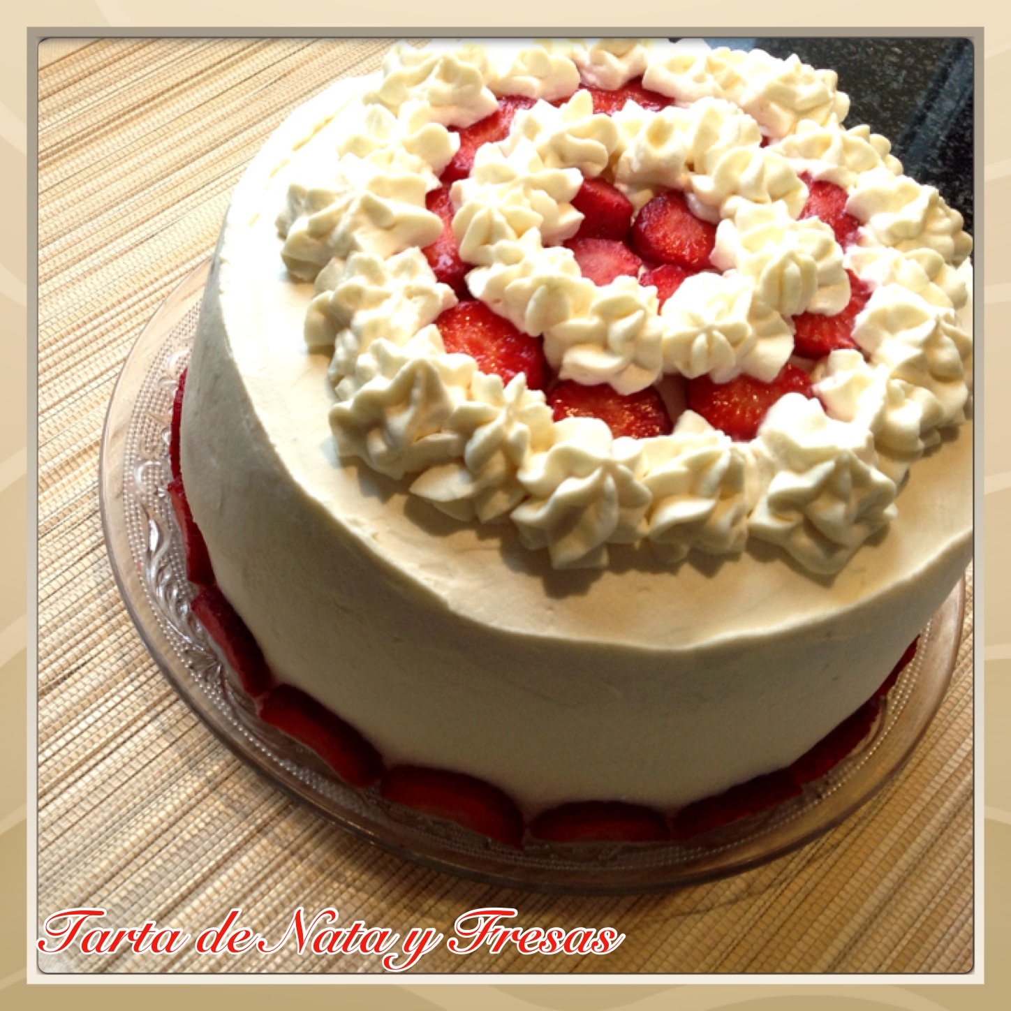COMO HE PUESTO LA COCINA TARTA DE NATA Y FRESAS (Thermomix)