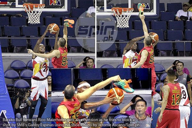 Watch PBA's Rico Maierhofer Blocking Move Using 'Shoes' to Block Opponent