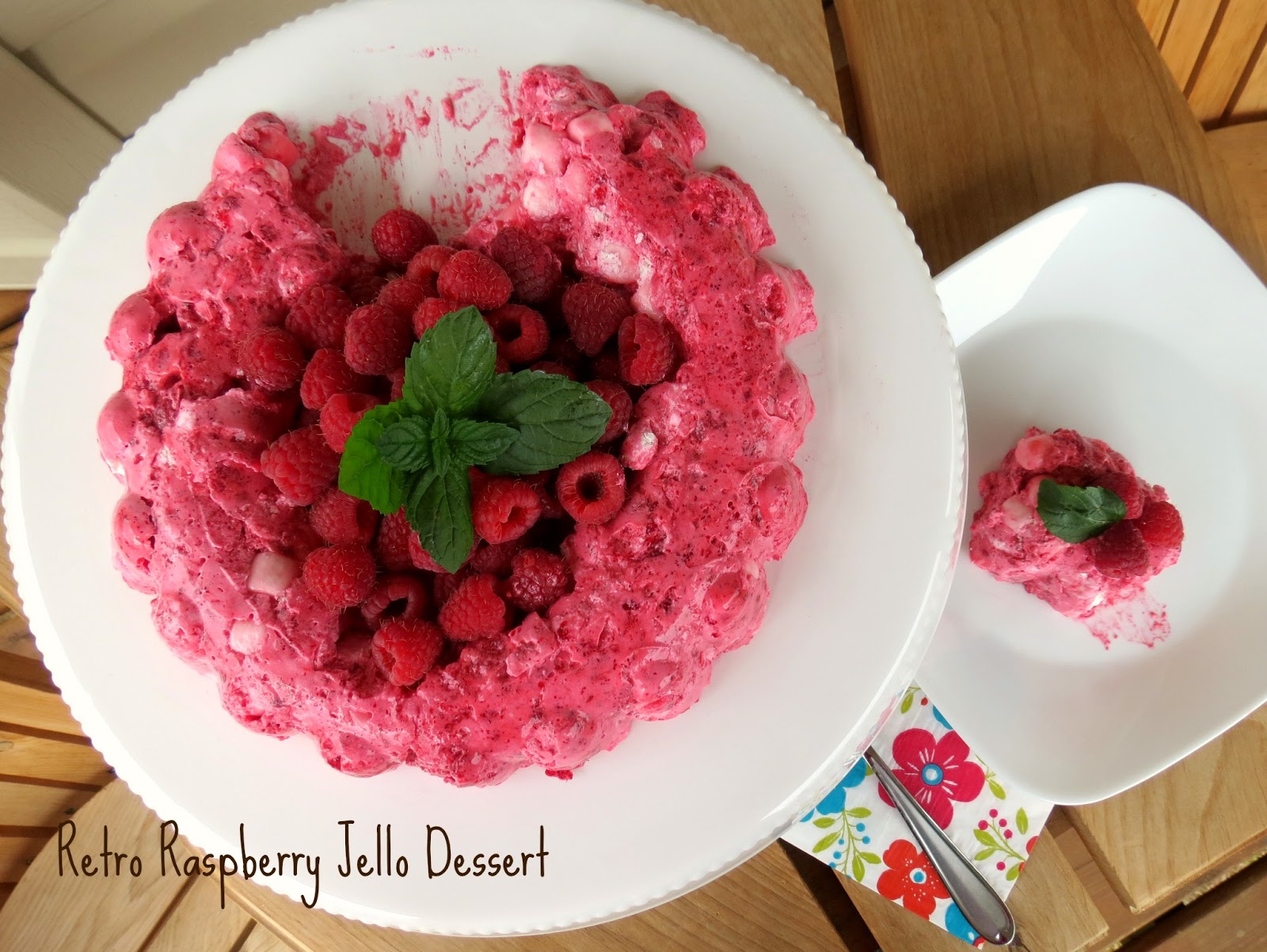 CoffeeBiscotti Retro Raspberry Molded "Salad"/Dessert