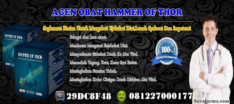 Hammer Of Thor's | Obat Kuat Tahan Lama