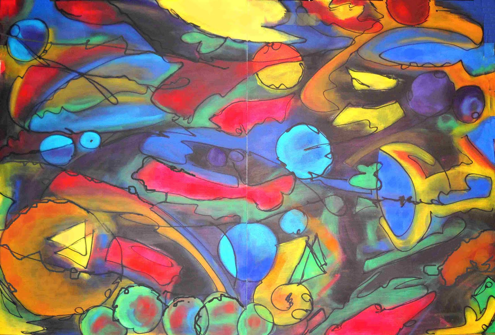 The Abstract Art Of John L Payne Fade To Black 40 X 60 Acrylic