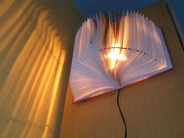 Wall Of Light Book - Mukwonago Community Library Diy Projects Made From Books wall of light book mukwonago community library diy projects made from books