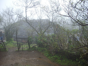 Our  resthouse and lunch house at "Raigad Fort".