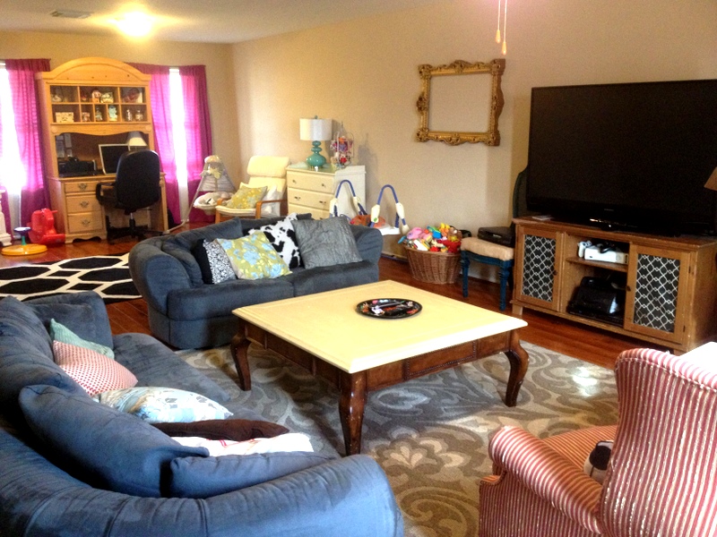 Little Lovables Homefront Living Room Split in Two