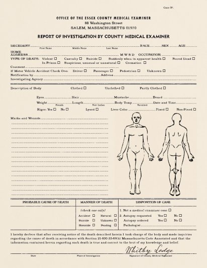 Propnomicon Essex County Autopsy Report