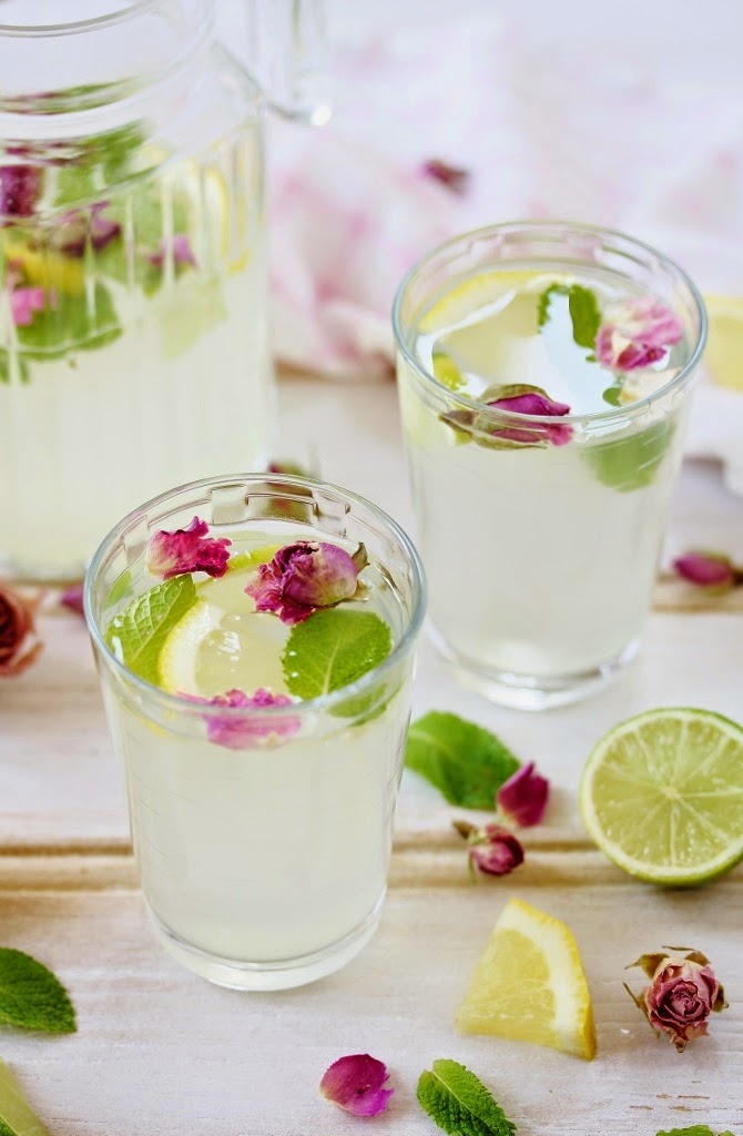 Beela Bakes Rose Mint Lemonade