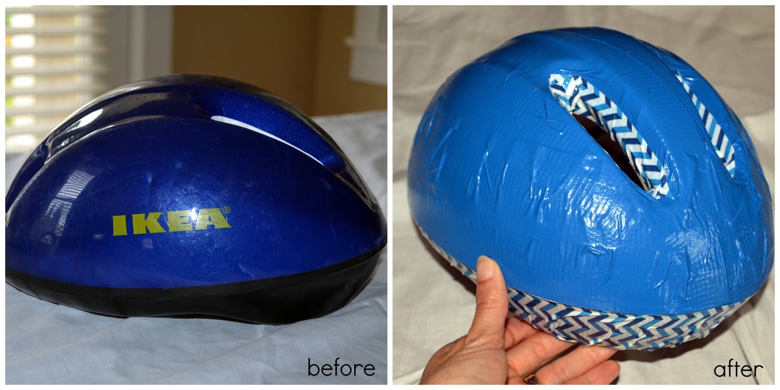 Duct tape helmet tutorial Rachel Teodoro