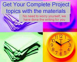 Students Project Materials