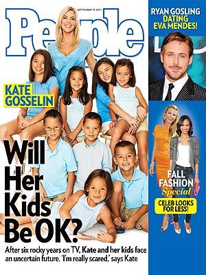 People Magazine ~ September 19, 2011 ~ Kate Gosselin Will her kids be ok? People