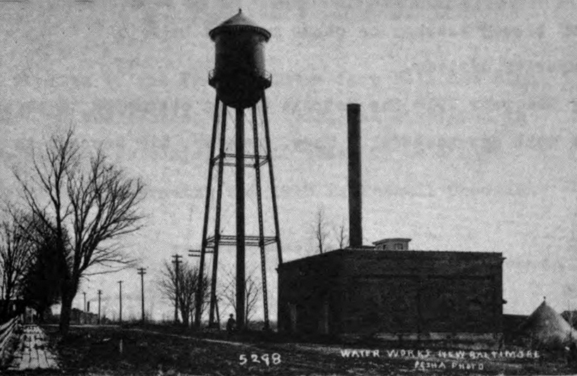 New Baltimore, Michigan's Historic Locations The New Baltimore Water Towers (19021953) / (1948