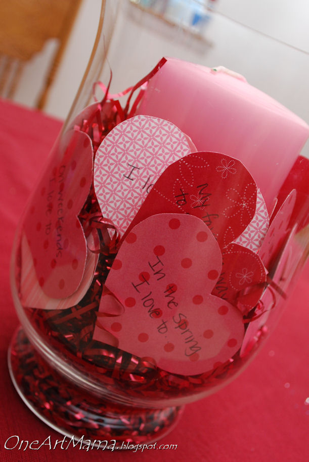 Conversation Hearts Centerpiece Amy Latta Creations