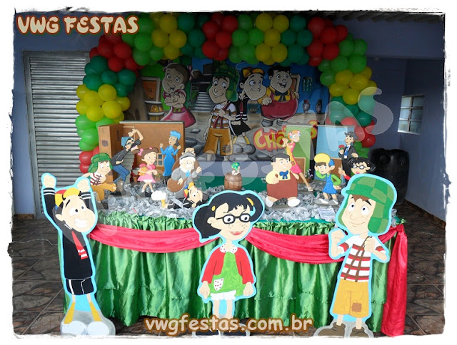 FESTAS Decoração para festas Infantis TEMA CHAVES E SUA TURMA FESTAS Decoração para festas Infantis TEMA CHAVES E SUA TURMA