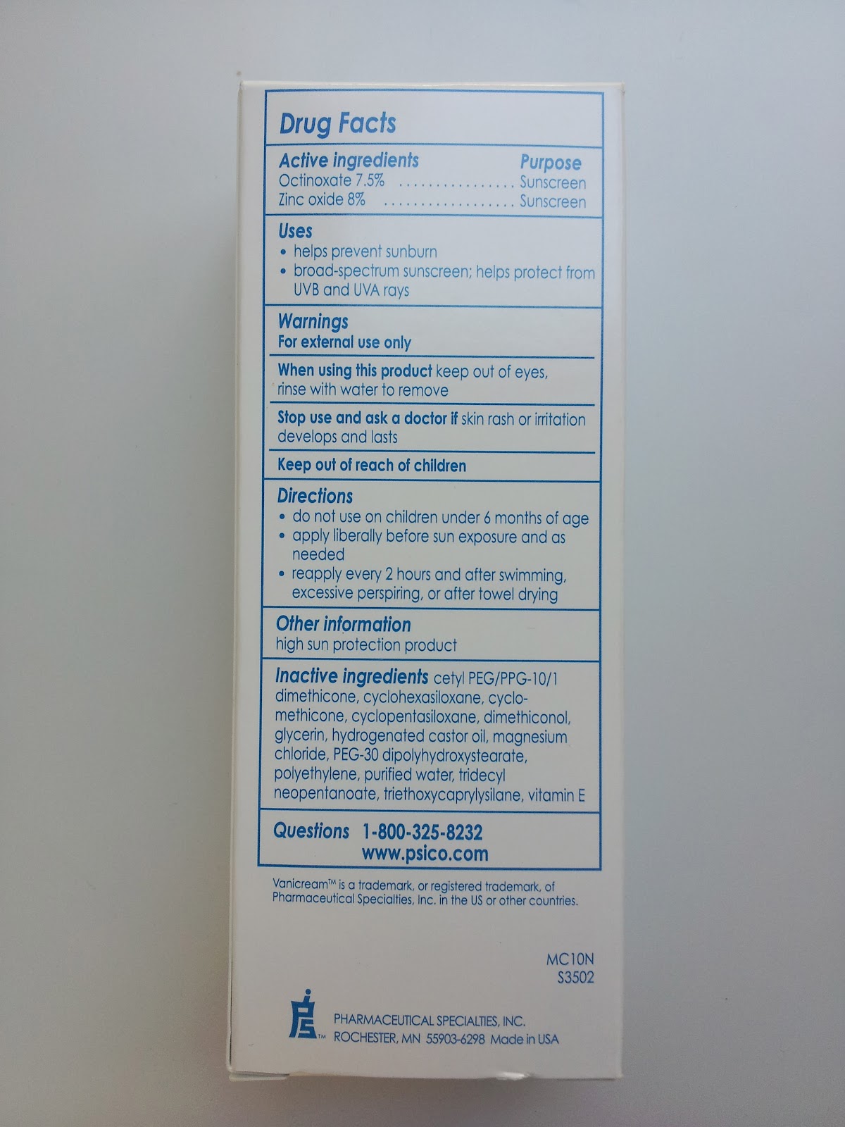 Vanicream Sunscreen SPF 35 Sport Review Aquapourings!