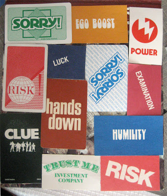 Cards from old board games