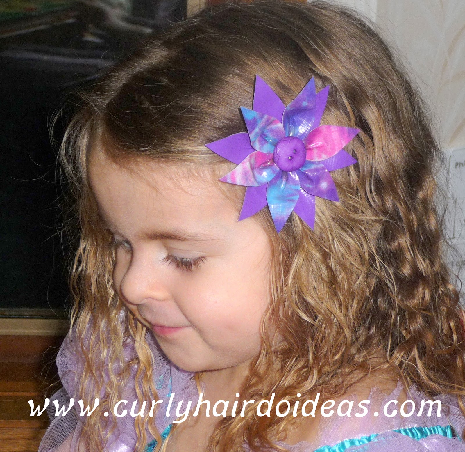 Curly Hairdo Ideas Huffleblossoms Review Duct Tape Hair Bows!