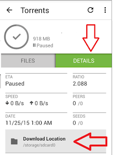 Change Defulault Download Locatio On Utorrent For Android