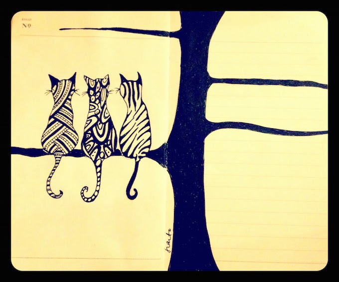 Cat doodle