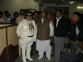 Pt. Vijay tripathi "Vijay" with Shri Bhappi Lahiri