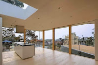 Hyogo Steeply Sloping Compact House Design with Lined Exterior Style Hyogo Steeply Sloping Compact House Design with Lined Exterior Style