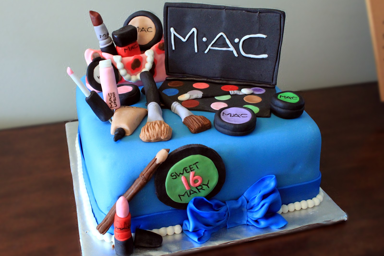 Layers of Love: MAC cosmetics cake