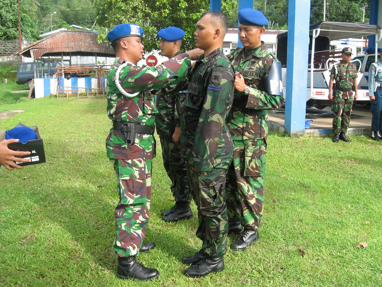 Polisi Militer Lantamal Ix Ambon Tradisi Penerimaan Anggota