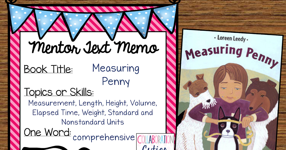 Collaboration Cuties Measuring Penny A Math Must Read Mentor Text