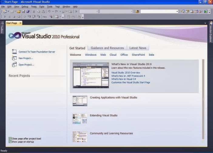 Microsoft Tutorials Introducing Visual Studio