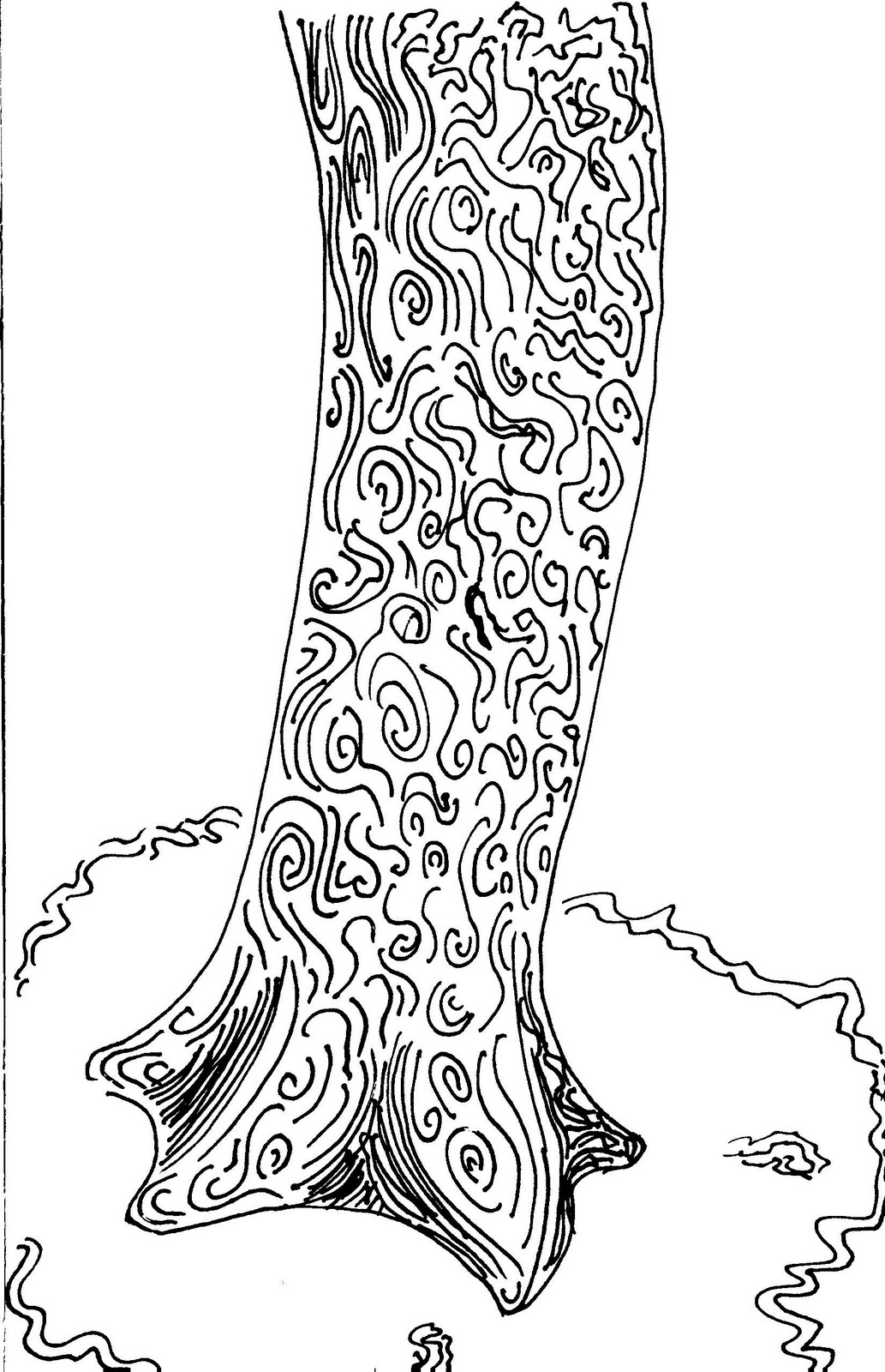 Line Art Nature : Illustration or how i learned to live without sleep