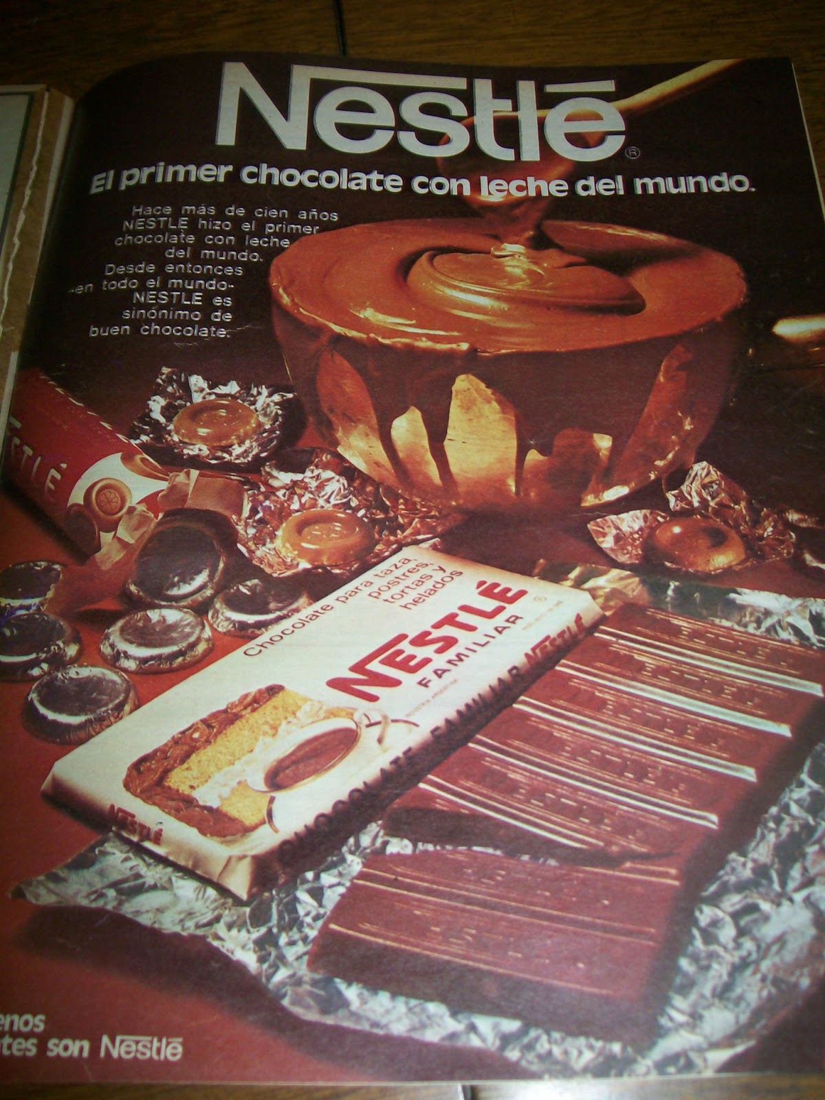 Publicidades de Golosinas Argentinas Publicidad Chocolate para Taza Nestle