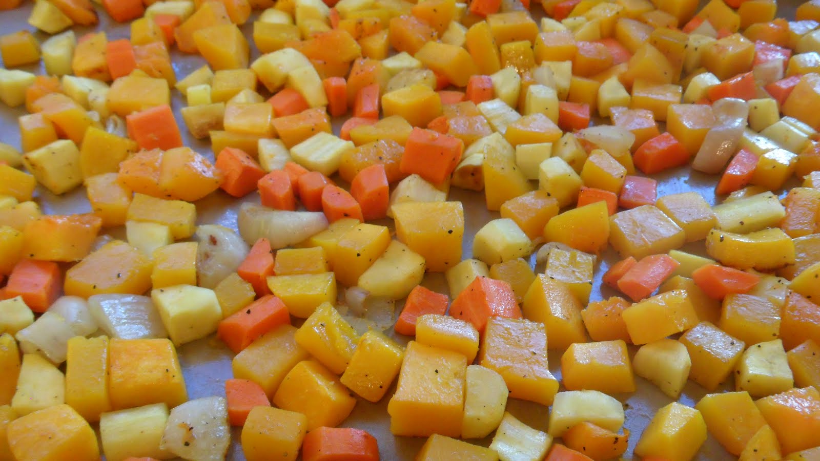 Sweet Potatoes with Roasted Vegetables Well Dined