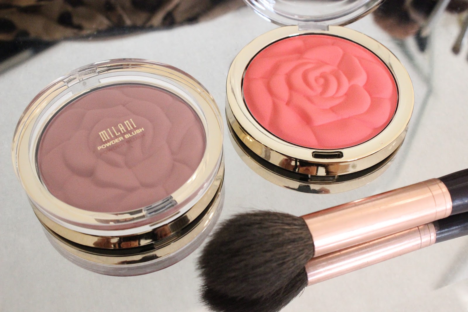 Milani Rose Powder Blush a little pop of coral.