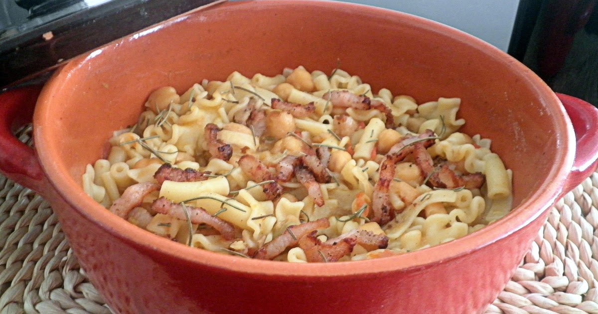 La cucina di Molly PASTA CON CECI E PANCETTA