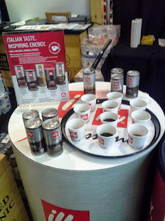 Canned Illy Coffee at Natural Products Expo East 2013