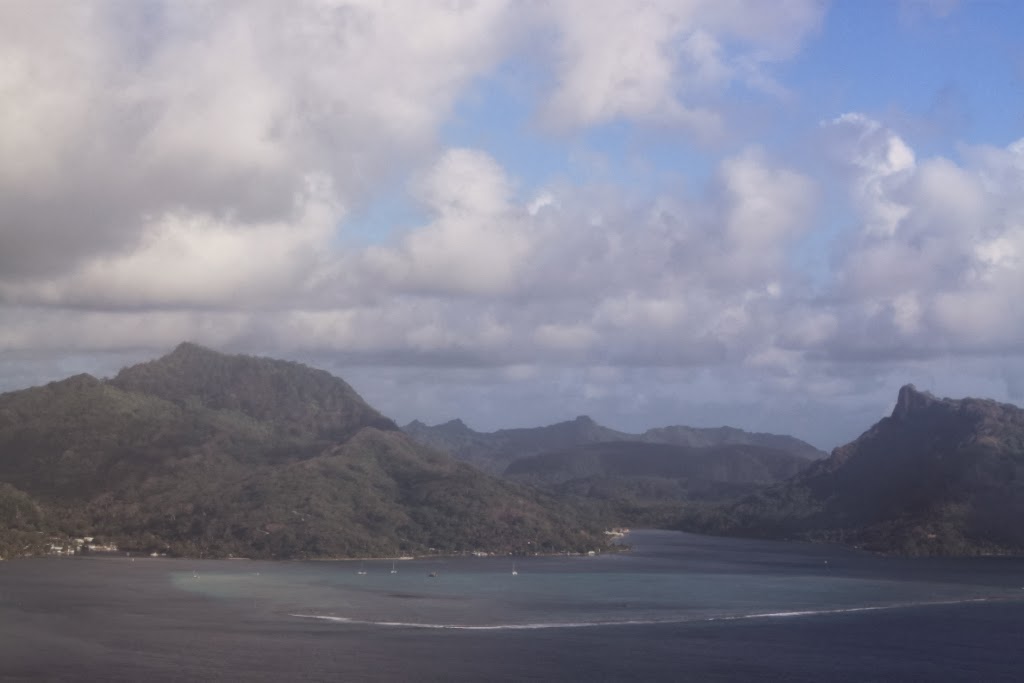 Polynésie vue du ciel