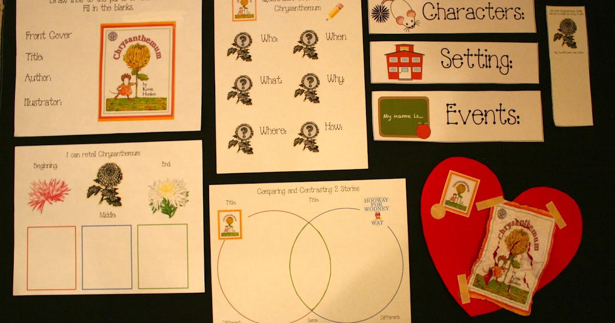 Classroom Freebies Chrysanthemum Packet