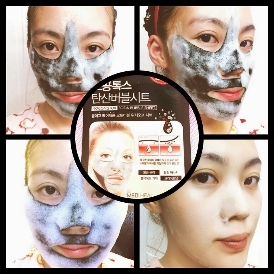 genies favourite products review mediheal mogongtox soda bubble sheet mogongtox soda bubble sheet