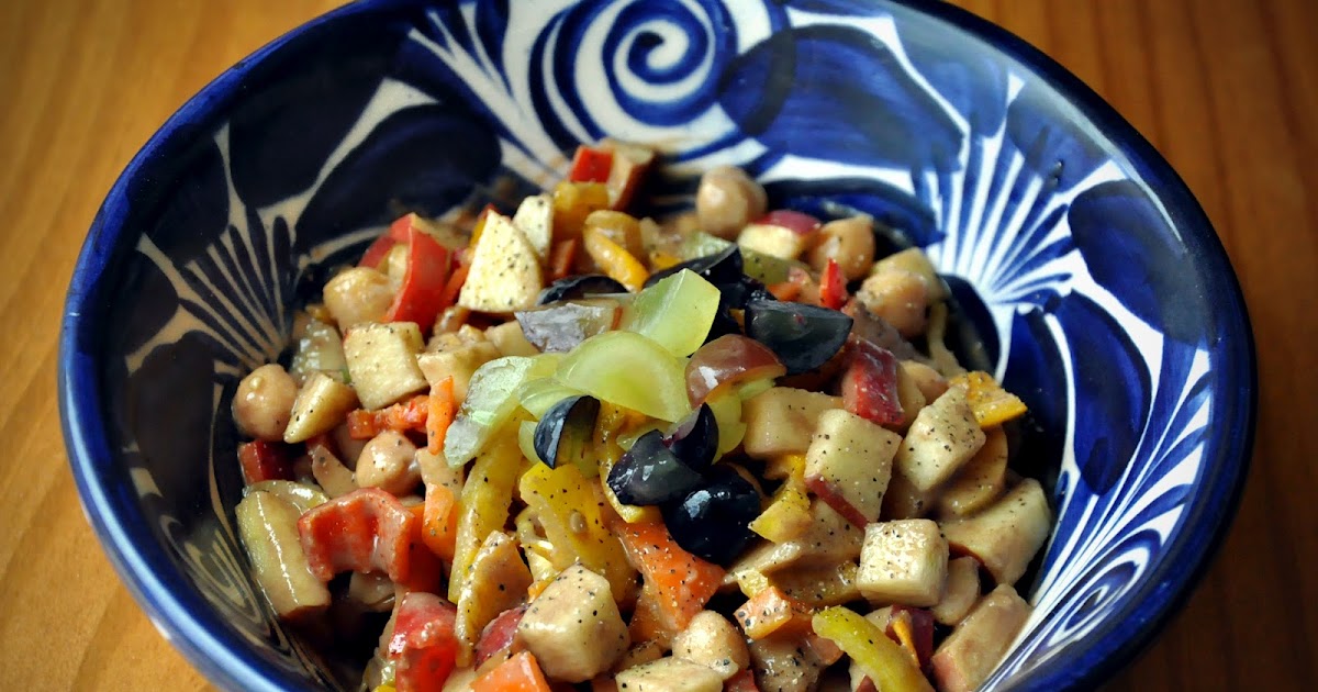 Weekends are for Feasting GarbanzoApplePepper Salad