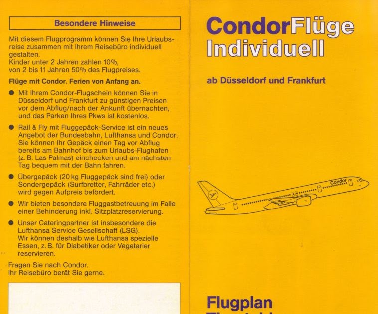 Airline memorabilia Condor (1990)