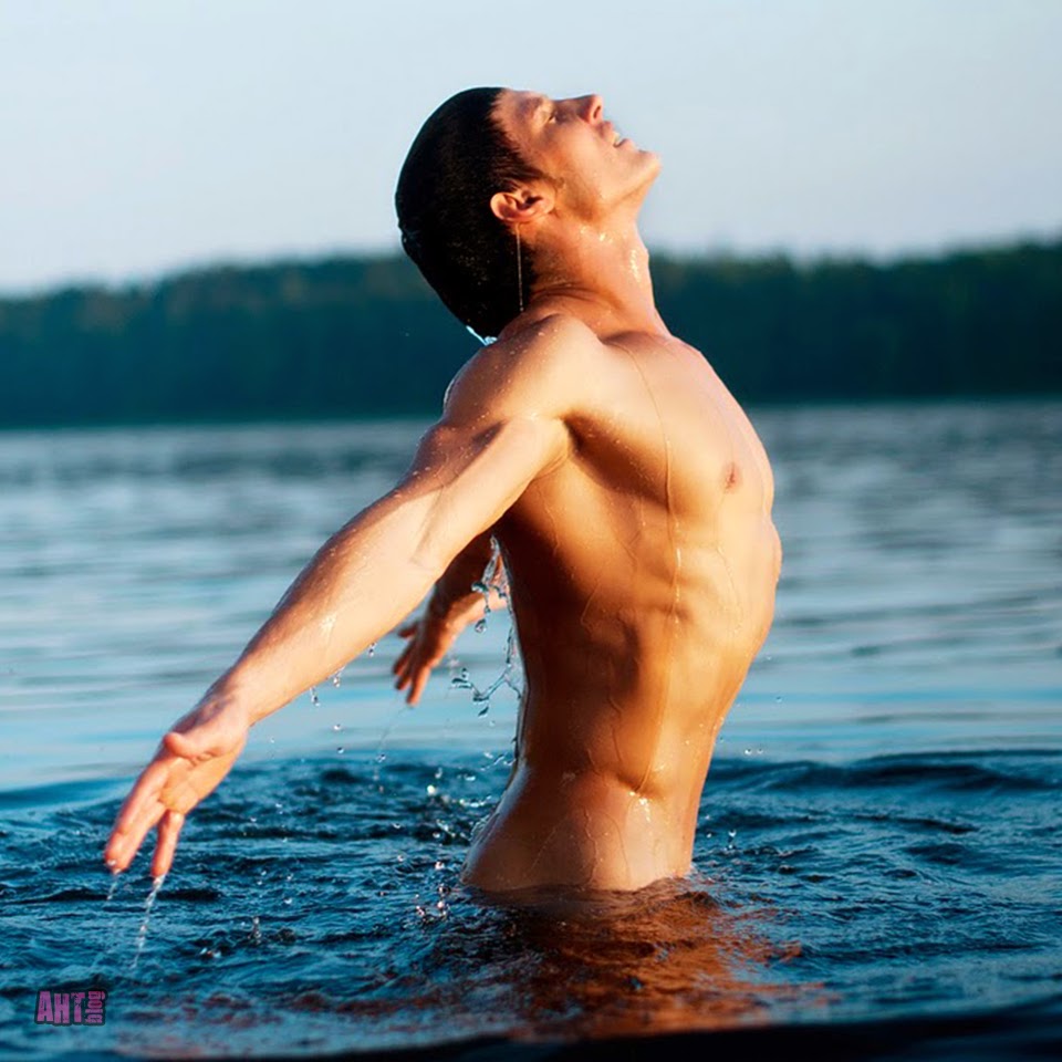 Skinny dipping beach photo