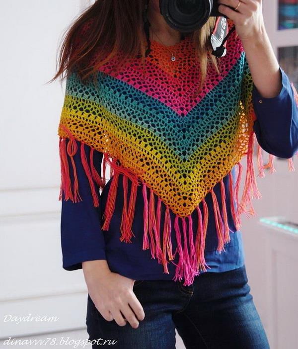 Stylish Easy Crochet: Crochet Poncho Pattern - Delightful ...