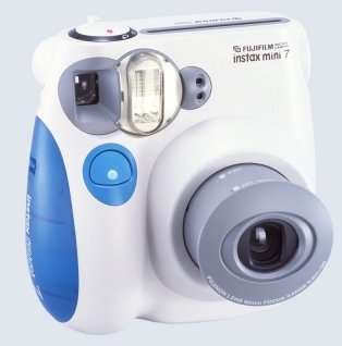 Fujifilm INSTAX MINI Film Camera (Blue Trim)