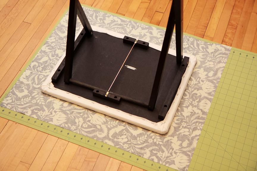 How to make a portable ironing board from a TV tray table a Little Crispy