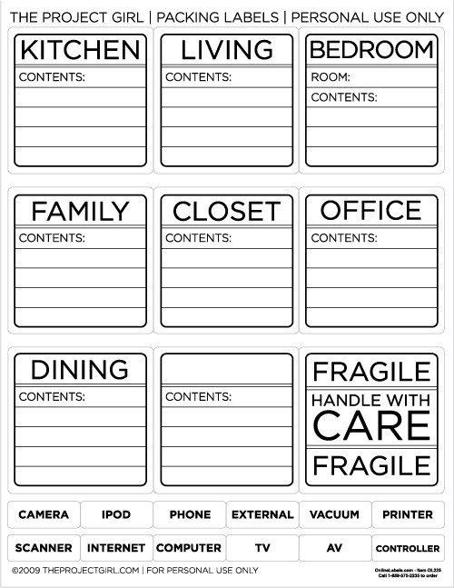 moving labels printable packing label move box craft storage printables fun office checklist tags easy organization para crafts category template