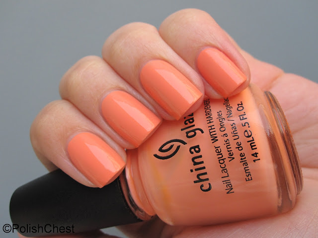 3. China Glaze Nail Lacquer in "Peachy Keen" - wide 7