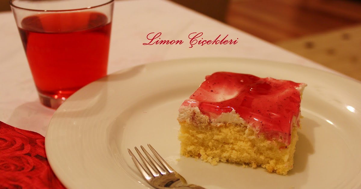 Limon Çiçekleri Nişastalı pasta hafifliği..